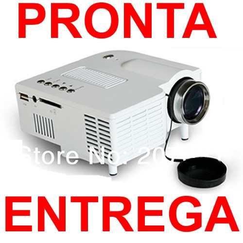 Mini Projetor De Led Vga C. Remoto Pronta Entrega